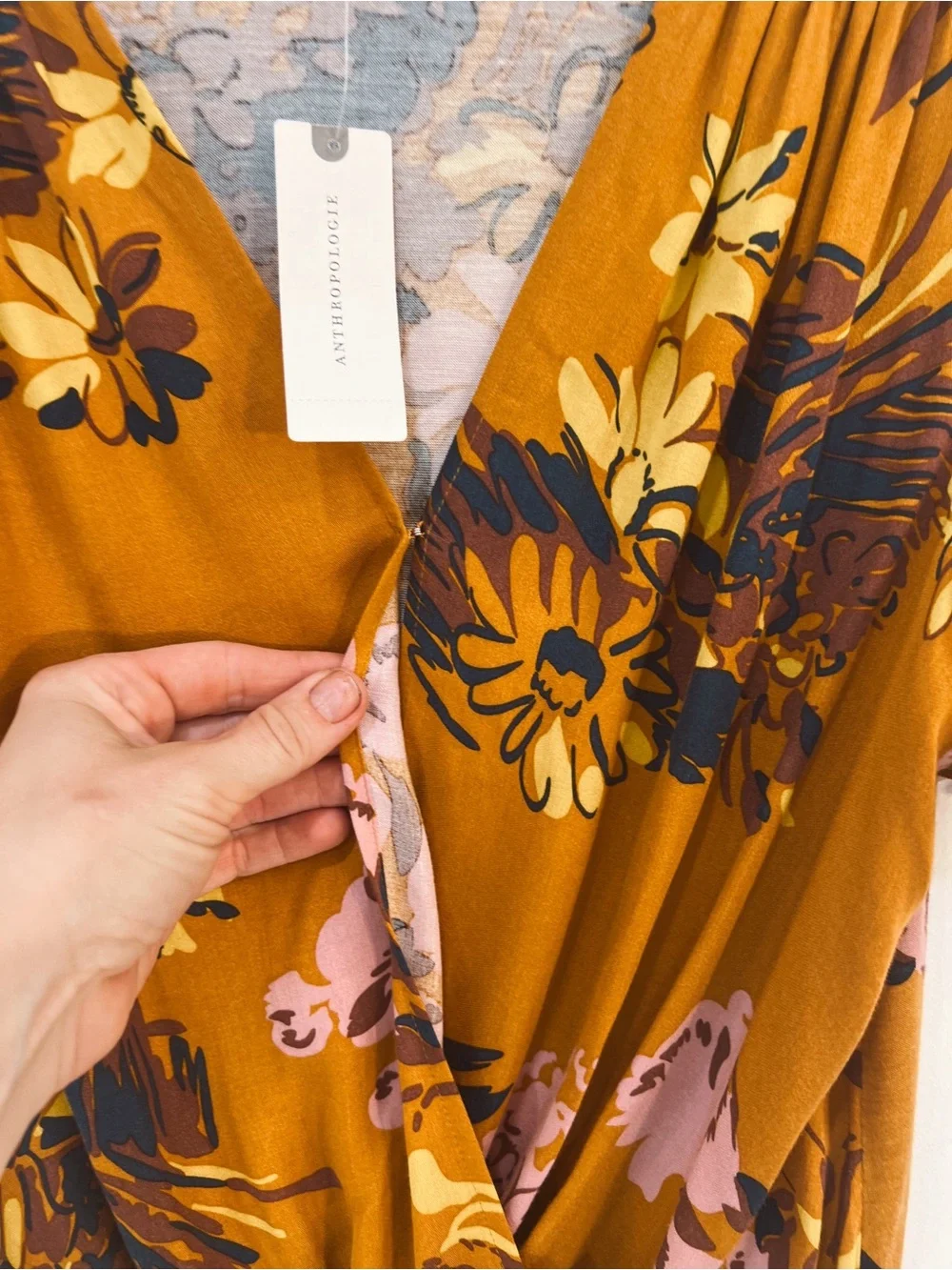 NWT Anthropologie Tiny Venus Knit Wrap Blouse - Picture 7 of 11